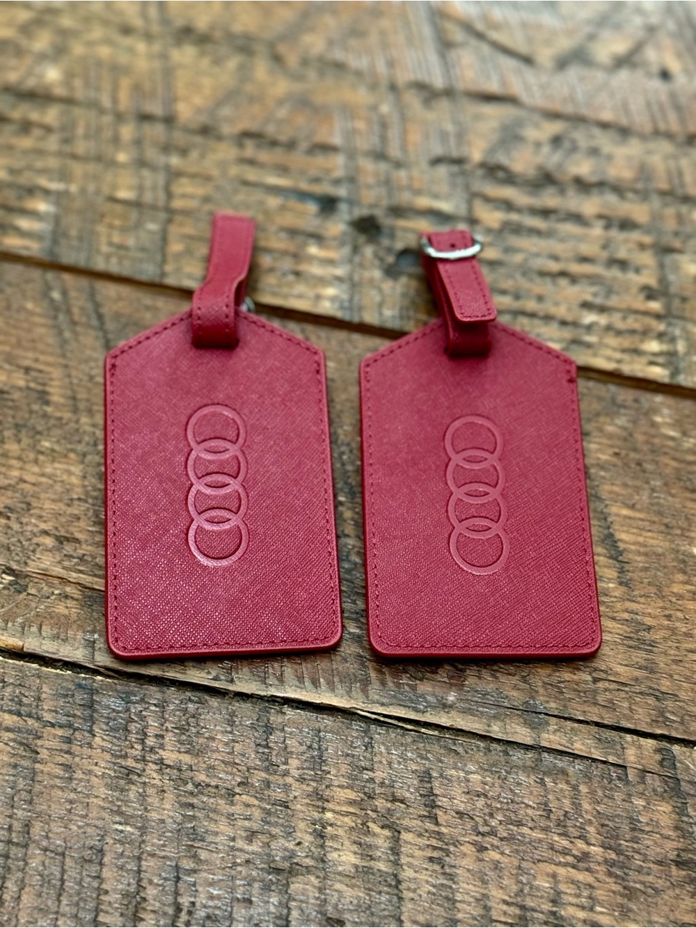 Leather Audi Luggage Tags